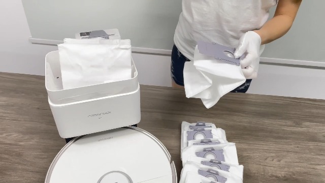 12 Stück Staubbeutel für Roborock S8 / S8 Pro Ultra / S7 MaxV Ultra / S7 Pro Ultra / Q7 / Q7 Max / Q5 Saugroboter Absaugstation, 3L Großer Kapazität Ersatzbeutel Zubehör Staubsaugerbeutel