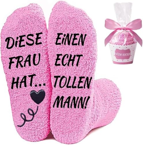 FiveMileBro Hochzeitstag Geschenke, Lustige Socken Geschenke für Pärchen, Geburtstagsgeschenkfür Frauen Männer, Valentinstag Jahrestag Weihnachtsgeschenke für Sie und Ihn