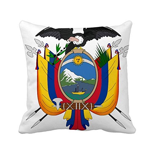 Coussin de Quito Équateur avec insert cover déco canapé multicolore - 2