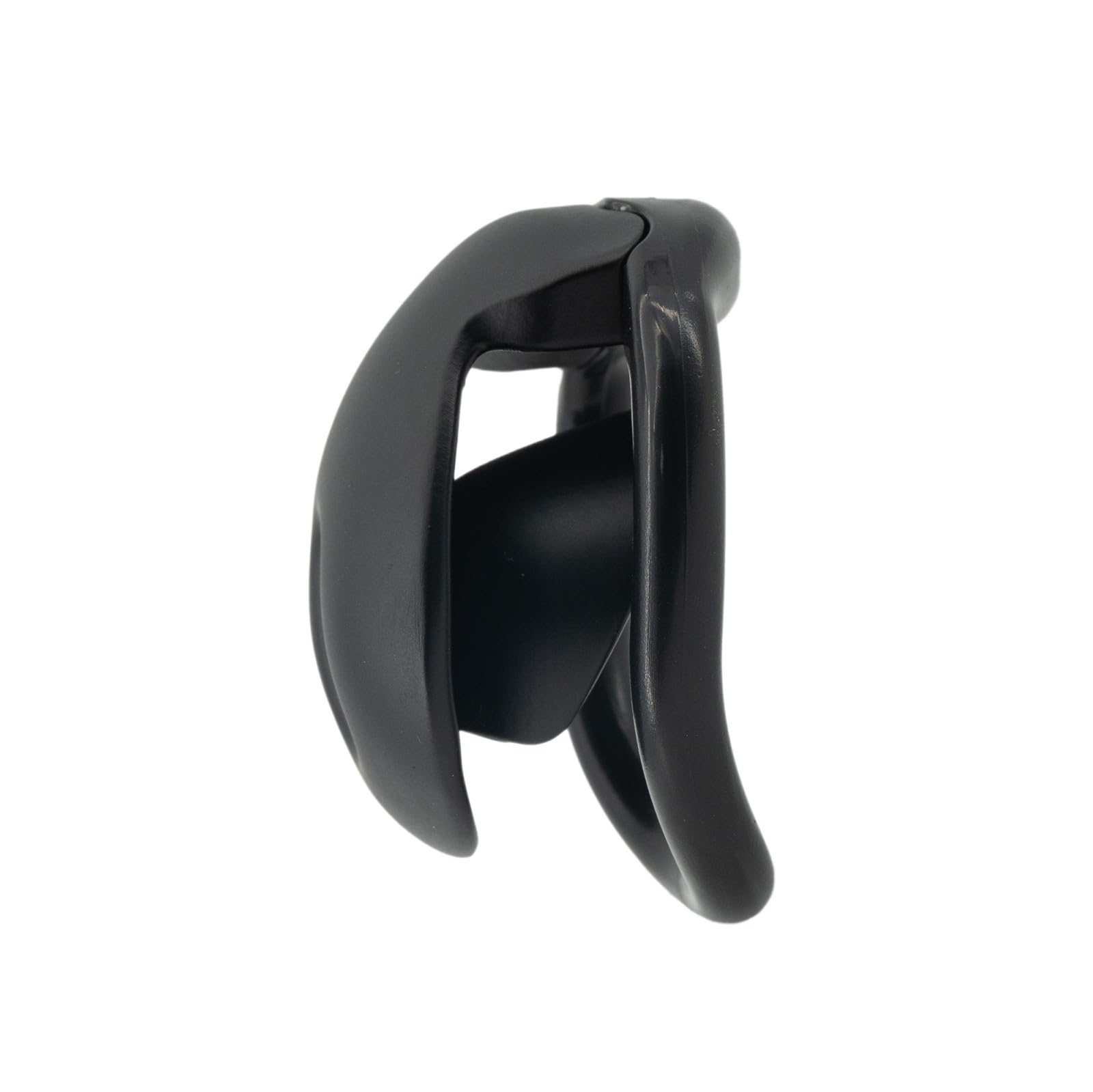 Chastity Cage Man Cage de Chasteté Inversée pour Pénis avec 4 Anneaux Différents Sex Toýs Homme Cage Chastetée en Résine ABS avec Mini Serrure pour Bondage le Pénis (Black,N)