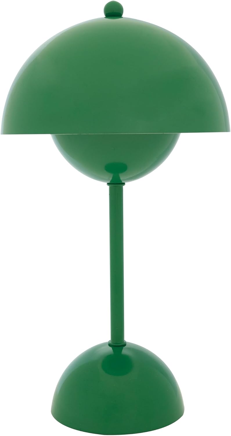 Creative Co-Op Metal LED Table Lamp with Inline Switch, Green Finish