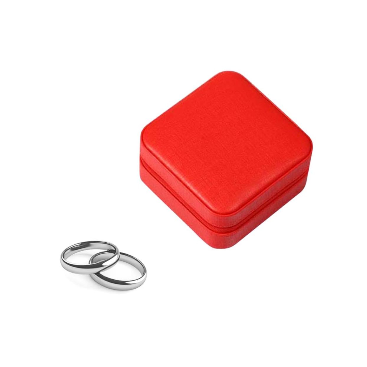 MWTSYSQ Ornament Storage Small Jewelry Box Organizer Travel Jewelry Case Ring Necklace Earrings Personalized Home Decoration Ornament