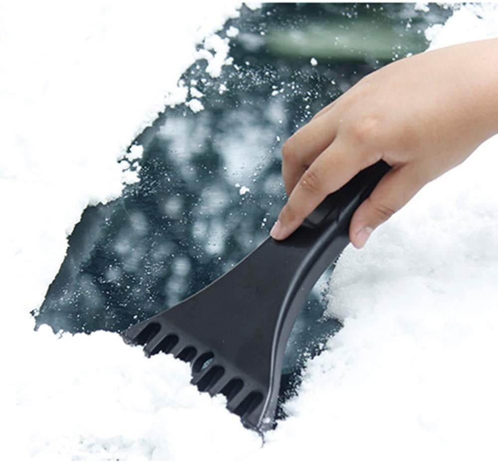 XMING Cepillo de Nieve Invierno Desmontable y fácil de Guardar aleación de Aluminio Coche Remoción de Nieve Shovel Frío Abdominales Cerdas Suaves Cepillo de Nieve Limpio Cepillo de Nieve