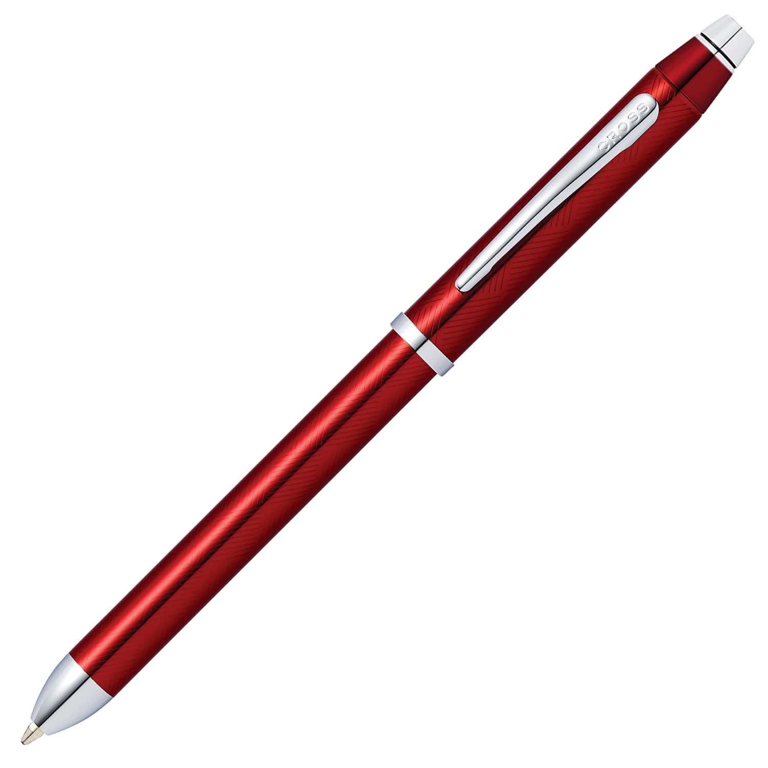Cross NAT0090-13ST Texley Composite Pen, Translucent Red Lacquer