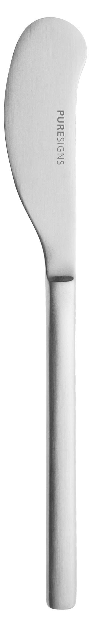Puresigns One Extra - Cuchillo para mantequilla (2 unidades, plata mate)