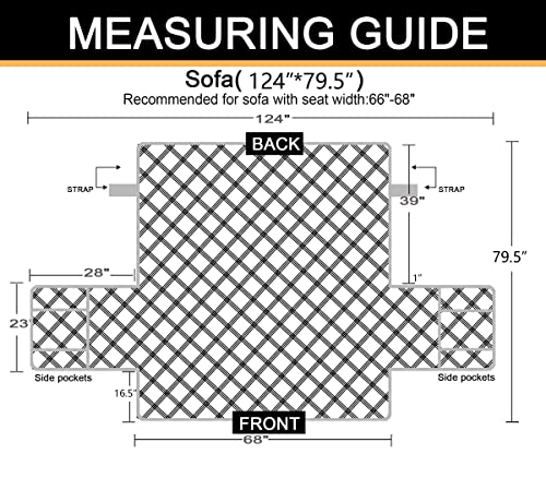 CHHKON-Sofa-Cover-100-Waterproof-Non-Slip-Quilted-Furniture-Protector-Sofa-Slipcover-for-Children-Pets-for-Leather-Couch-Beige-68 CHHKON Sofa Cover 100 Waterproof Non Slip Quilted Furniture Protector Sofa Slipcover for Children Pets for Leather Couch Beige 68