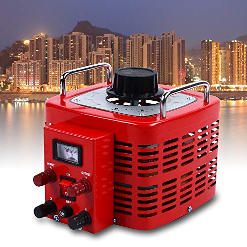 JooWing 110V Transformer Variac Variable AC Voltage Regulator Metered 3000w 30Amp Auto with Output Volt Meter, 30A Fuse and Over-Voltage Protection