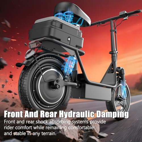 Electric Scooter for Adults, 1000W Peak Motor, Up to 25 MPH
