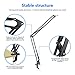 Neewer Adjustable Desktop Clamp Suspension Boom Scissor Arm Stand Holder for Logitech Webcam C922 C930e C930 C920 C615, 360 Degree Rotation Swivel Mount, Load up to 2.2 pounds/1 kilogram (NW-39)