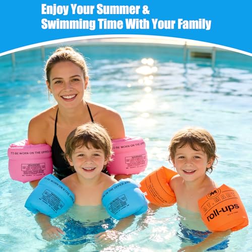 Inflatable Arm Floaties Swim Wings for Kids & Adults Blue 2PCS - image 7