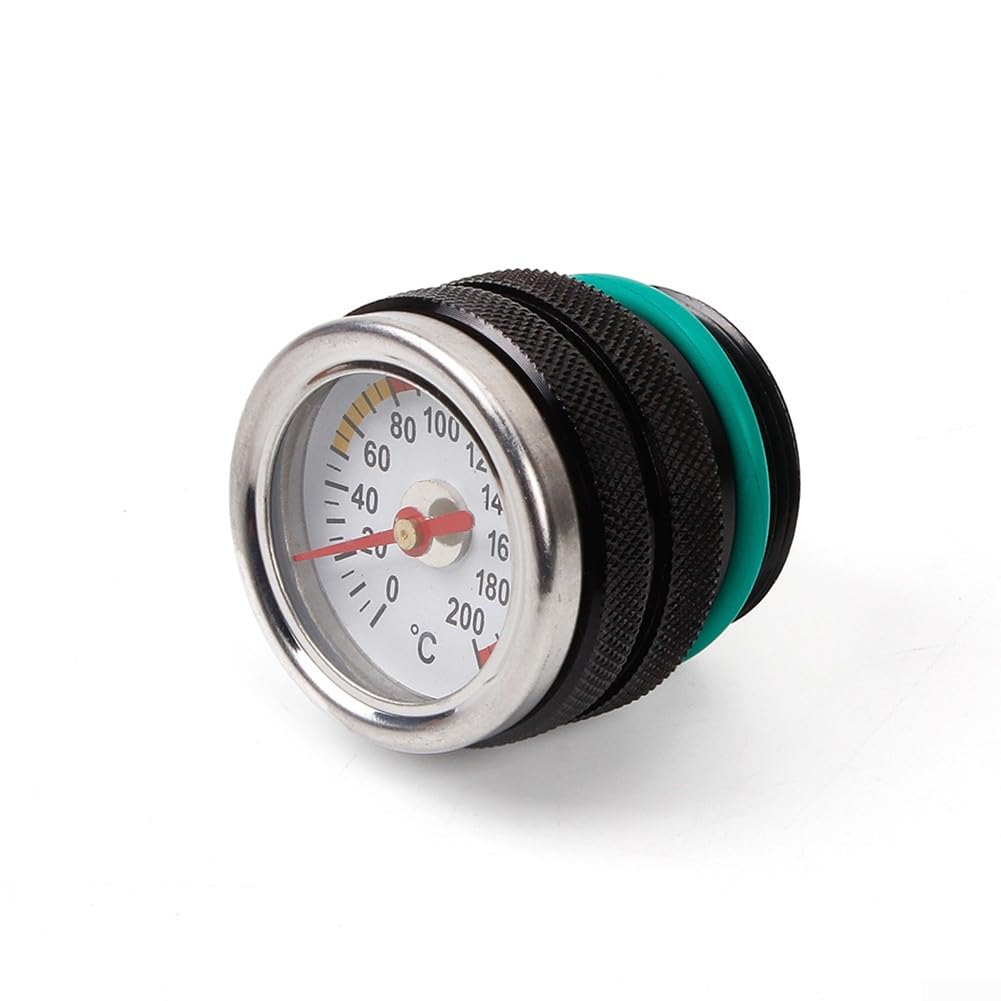 Indicatore di temperatura dell'olio motore M30 x 1,5 per moto W650 W400 W800 1987-1998 650 temperatura moto (nero)