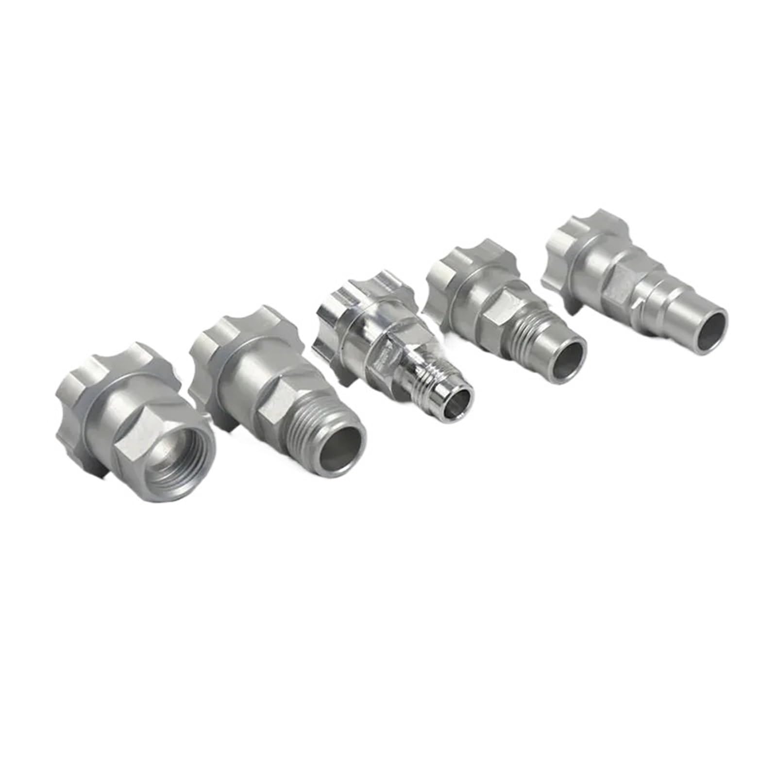 Aluminium Legierung Spritzpistole Stecker PPS Adapter Spritzpistole Tasse adapter Einweg Messbecher Geeignet for SA-TA(Aluminum alloy 1)