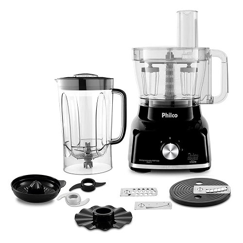 Multiprocessador, Pmp1600p, 1700W, Preto, 127v, Philco Multiprocessador, Pmp1600p, 1700W, Preto, 127v, Philco