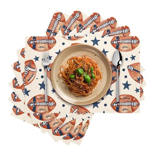 Set de table lavable et résistant à la chaleur pour protéger des taches x4