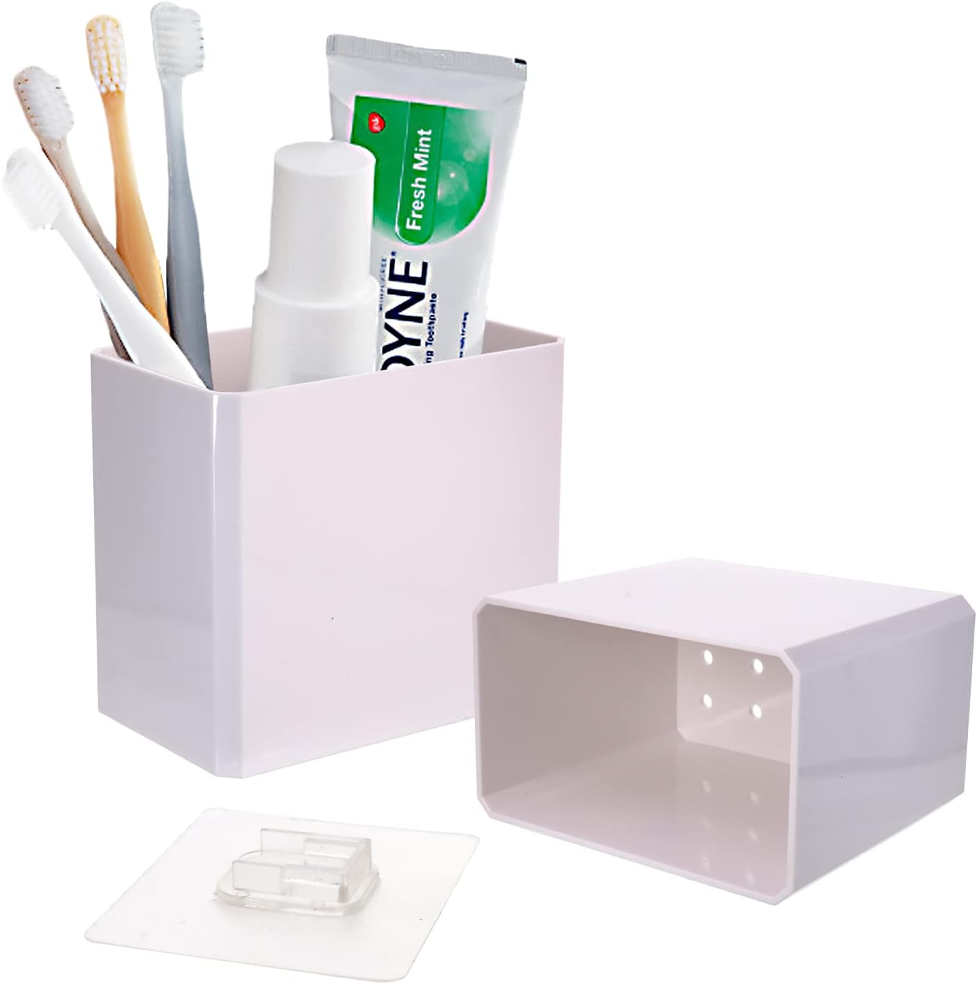 KRISMYA Small Wall Container,2 Pack Floating Shelves Wall