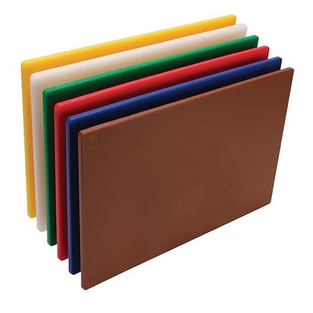 Hygiplas Low Density Chopping Boards, 6-Pack