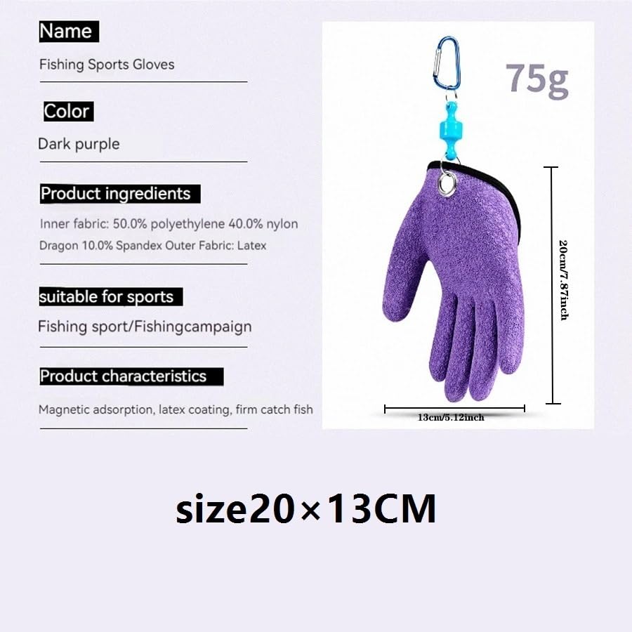 Gants de pêche avec poignée antidérapante et protection intégrale - 2