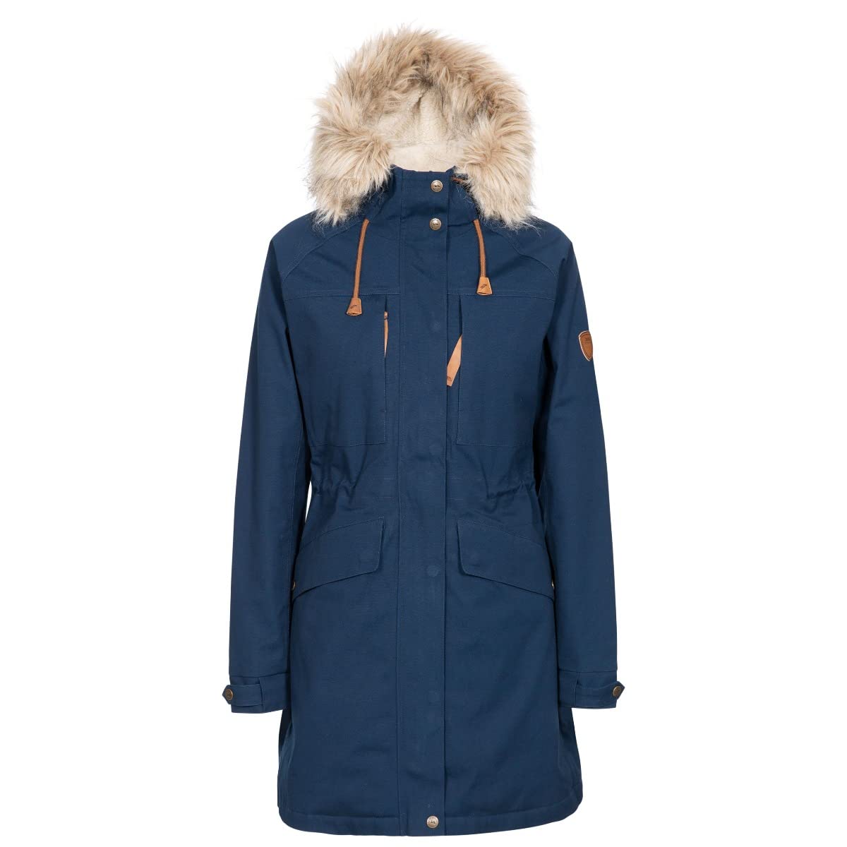 Trespass Womens Waterproof Jacket Ladies Longer Length Raincoat Faithful