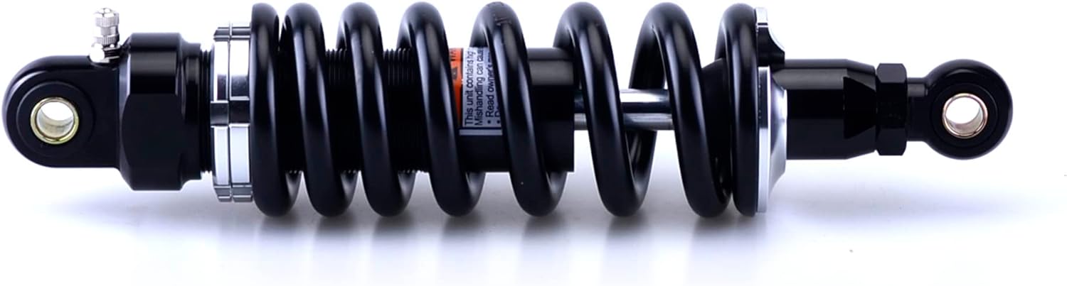 Motorcycle 330mm 13" Air Shock Absorbers Rear Suspension Adjustable Universal For Kawasaki Yamaha Suzuki Honda ATV Go Kart Quad Dirt Sport Bikes Black 1Piece