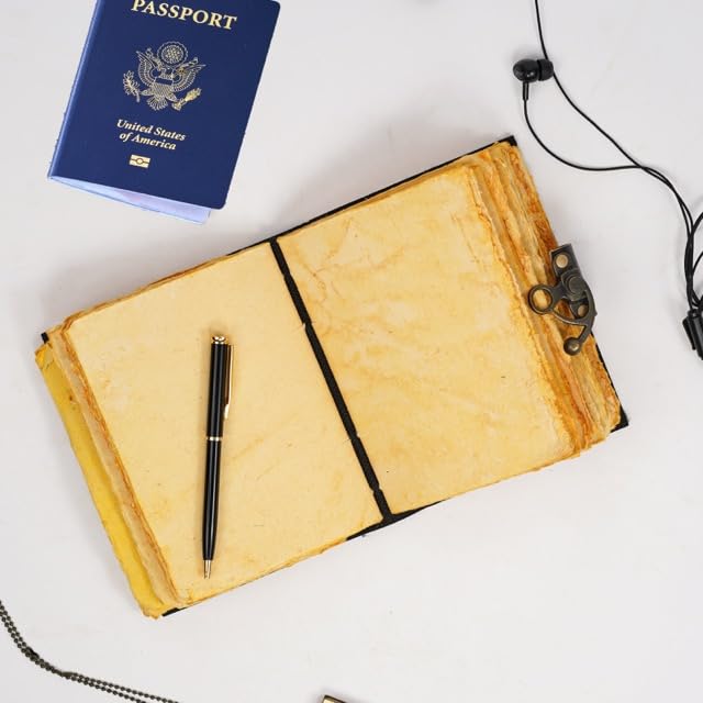 Journal intime en cuir pour préserver vos rituels de sorcellerie