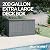 Suncast 200-gal. All-Weather Patio Deck Box, Made in the USA, with Pad-Lockable Lid, Extra-Large Outdoor Storage Unit for Patio Furniture and Grill Tools, Dove Gray Color