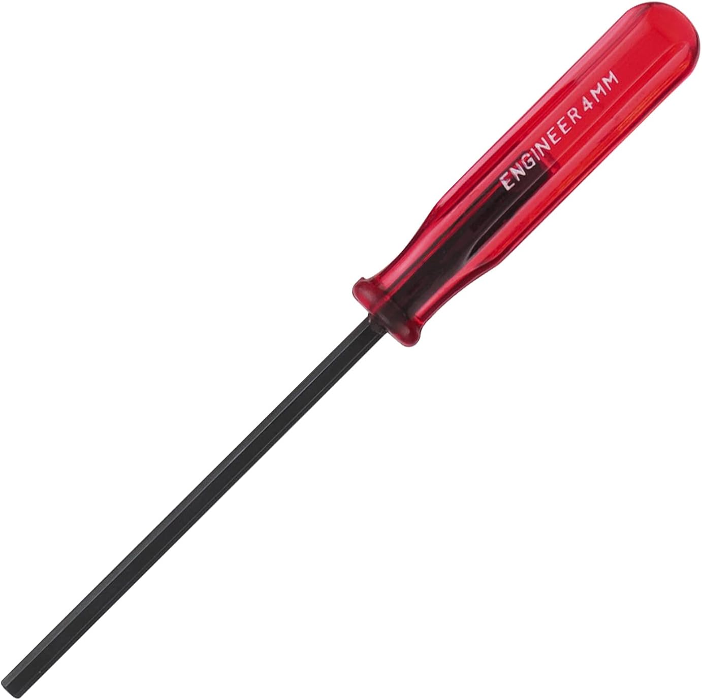 Engineer DK-02 Hex Screwdriver 6-Piece Set, Heat-Treated Alloy Steel with Anti-Rust Coating (Made in Japan)