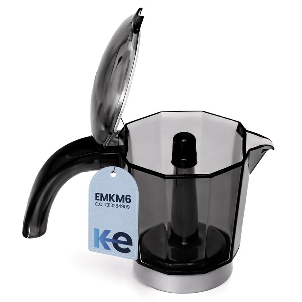 Cruche En Verre Delonghi 6 Tasses – Pour Cafetière Moka EMK6 – Neuve
