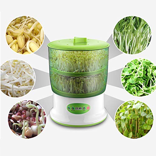 YUEWO Double layer Automatic seed,Fruit and vegetable germination Machine,Large Capacity Bean Sprout Grower