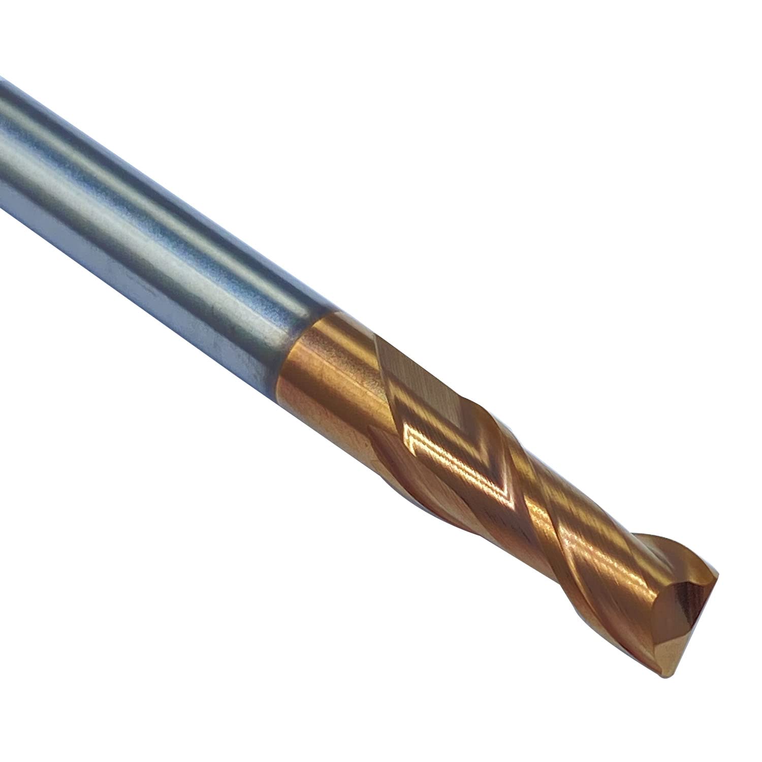 5pcs HRC55 tip Diameter 6mm 2 Flute End Mill CNC Milling Cutter Bit Tungsten Steel Nano Coating Square Carbide Milling Cutter (HRC55D6x50-2F)