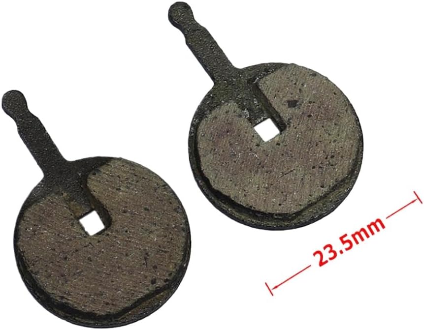 2 Pcs Rear Brake Pads Compatible with M365 PRO Scooter, Metal Composite Friction Plates for Rear Wheel Brake System