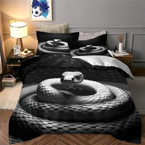 Parure de lit chat endormi 3D 200x200 pour chambre ado