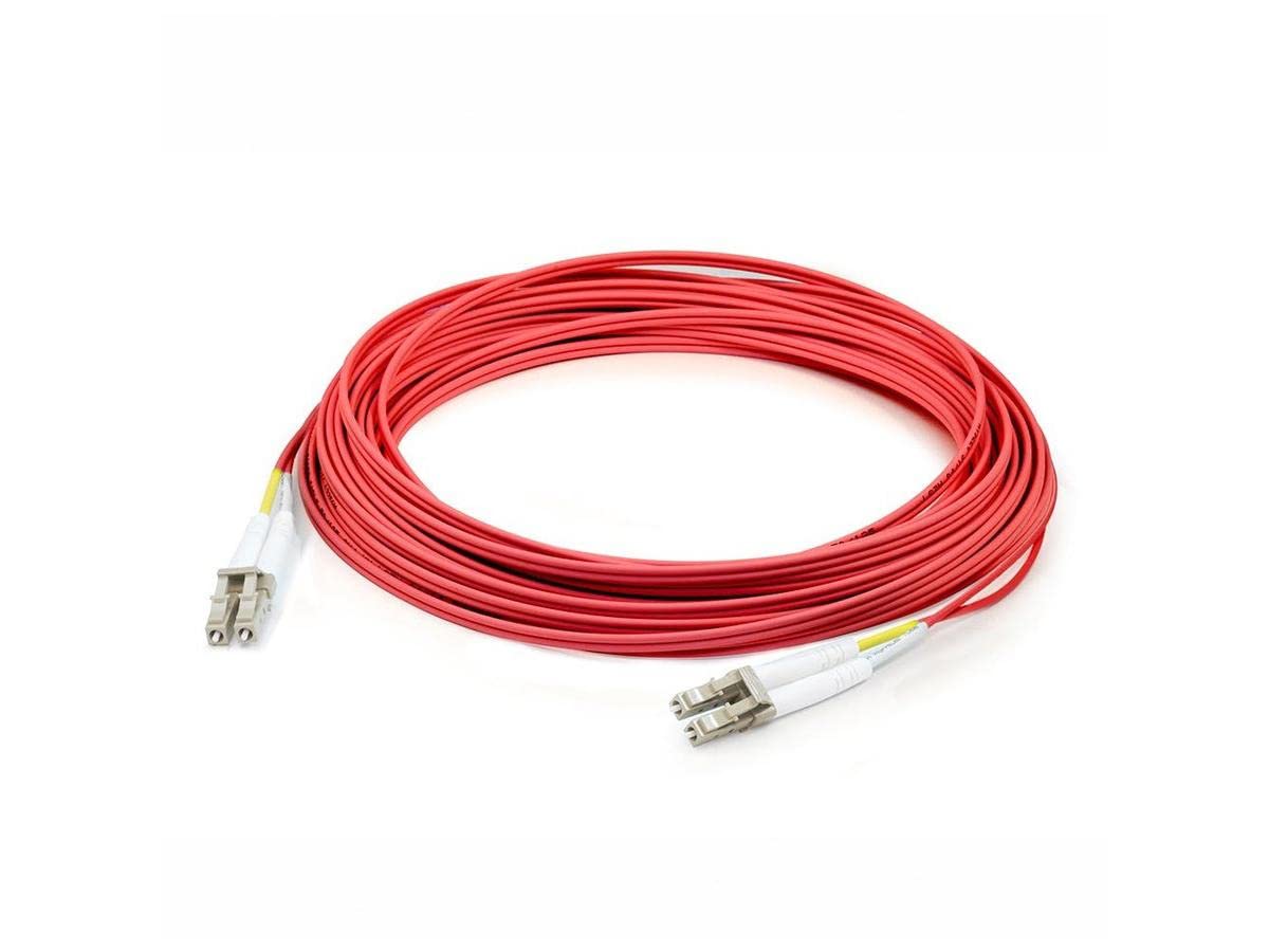 2M LC M/M TAA OM3 RED FIBER PATCH CBL