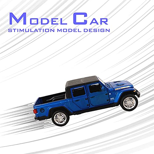 Image of Metal Pull Back Diecast Car 1:32 Rubicon Jeep Pull Back Car Model with Sound Light Boys Gifts Toys for Kids【Pack of 1】,multicolor