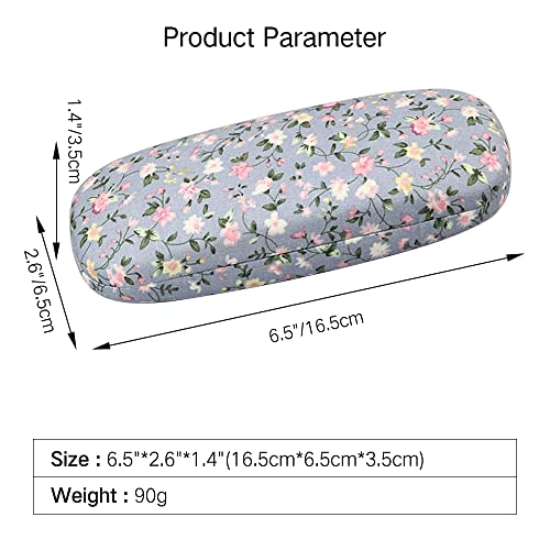 Image of PERFECTSIGHT Hard Shell Eyeglasses Case, Kawaii Protective Glasses Case for Kids, Cute Eyeglass Case for Women Men Girls