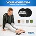 Iron Core Fitness 2 x Dual Sided Gliding Discs Core Sliders Ultimate Core Trainer- Gym Home Abdominal Total Body Workout Equipment. Use on ALL surfaces. (Cobalt Black)