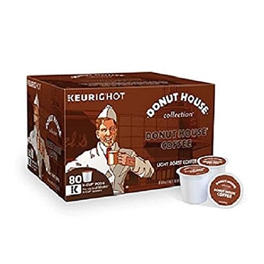Donut House Light Roast 80 Coffee K-Cups for Keurig K-Cup Brewers
