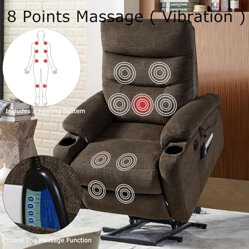 Sillón eléctrico reclinable con reposapiés extendido miniatura 4