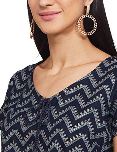 Image of Indya Women's Chevron Regular Fit Blouse