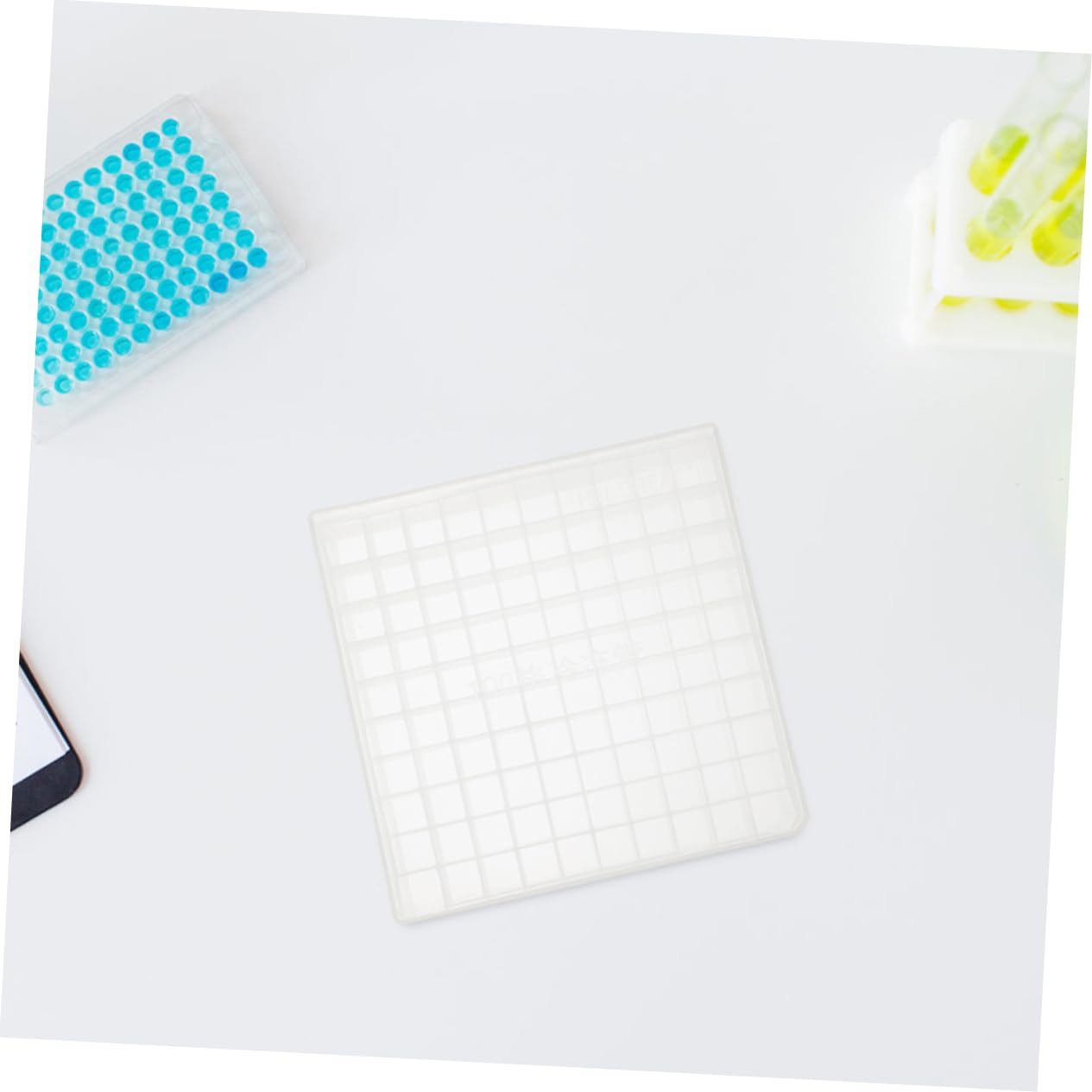 NAMOARLY Cryogenic Box Tube Slots Freezer Storage Vial Holder Small Tube Storage Case Pp Material