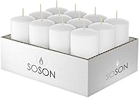 Vista 10 de Simply Soson Velas votivas a granel, 24 velas azules sin perfume, 10 horas de tiempo de combustión, perfectas para bodas, cumpleaños y decoración