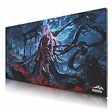 Large Gaming Mouse Pad, Desktop Mousepad, Gaming Keyboard Mat, Giant Mousepad, XXL Desk Mat, Anime, World of Warcraft, Dota2, League of Legends, Genshin Impact Mousepad, Fantasy, Premium Mouse pad