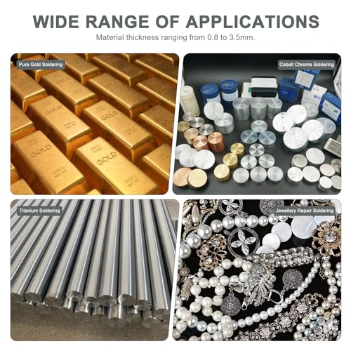 Permanent Jewelry Welder 110V 60HZ Handheld Pulse Arc Welder CNC Spot Welding Machine for DIY Jewelry Repair Dental Hardware