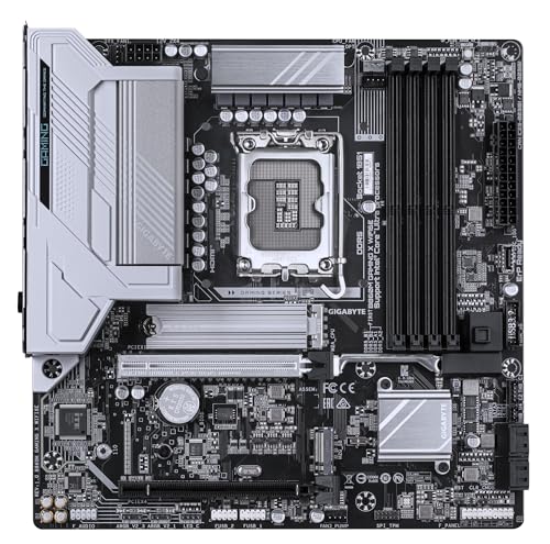 GIGABYTE B860M Gaming X WIFI6E Intel Core Ultra (Series 2) LGA 1851 Scheda madre, mATX, DDR5, 2X M.2, PCIe 5.0, USB-C, WIFI6E, 2.5GbE LAN, EZ-Latch - Scheda madre - Immagine 1