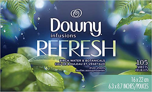 Downy Infusions 105 fogli asciugatrice dagli USA