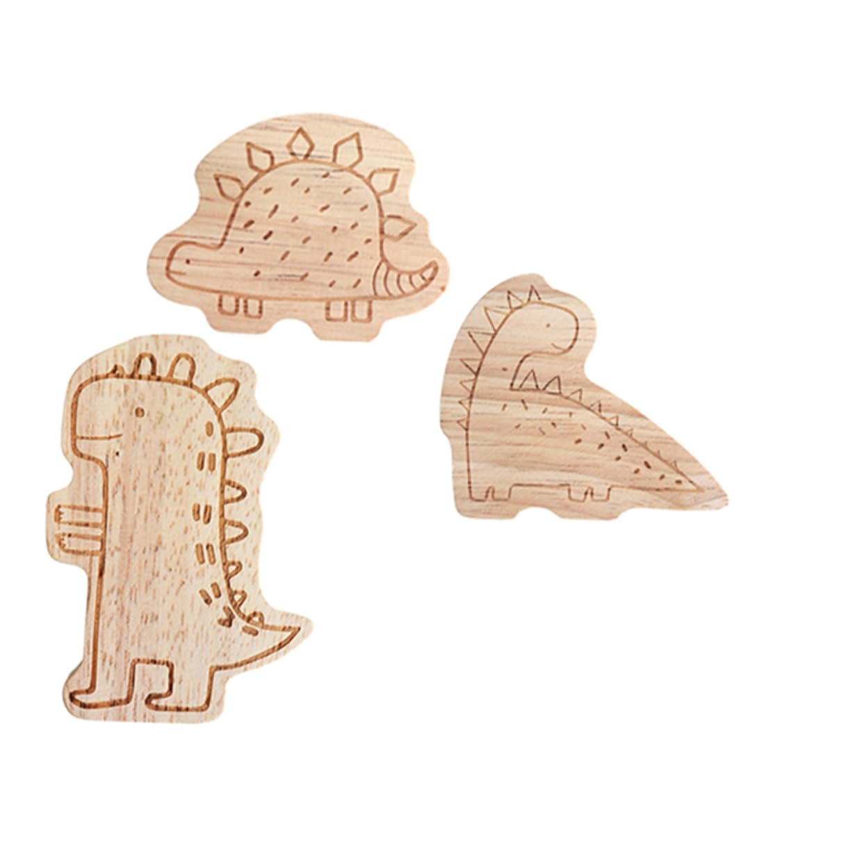 PRETYZOOM 5 Juegos De Ganchos Adhesivos De Madera Para Niños Con Forma De Animal Decorativos Para Colgar En La Pared Seguros (4 Unidades)