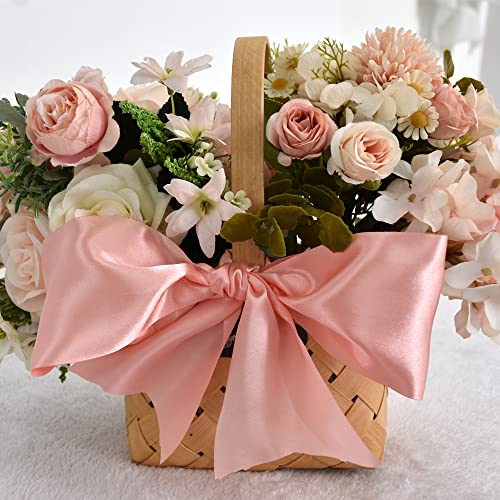 TONIFUL Rose Gold Wide Satin Ribbon - Image 4