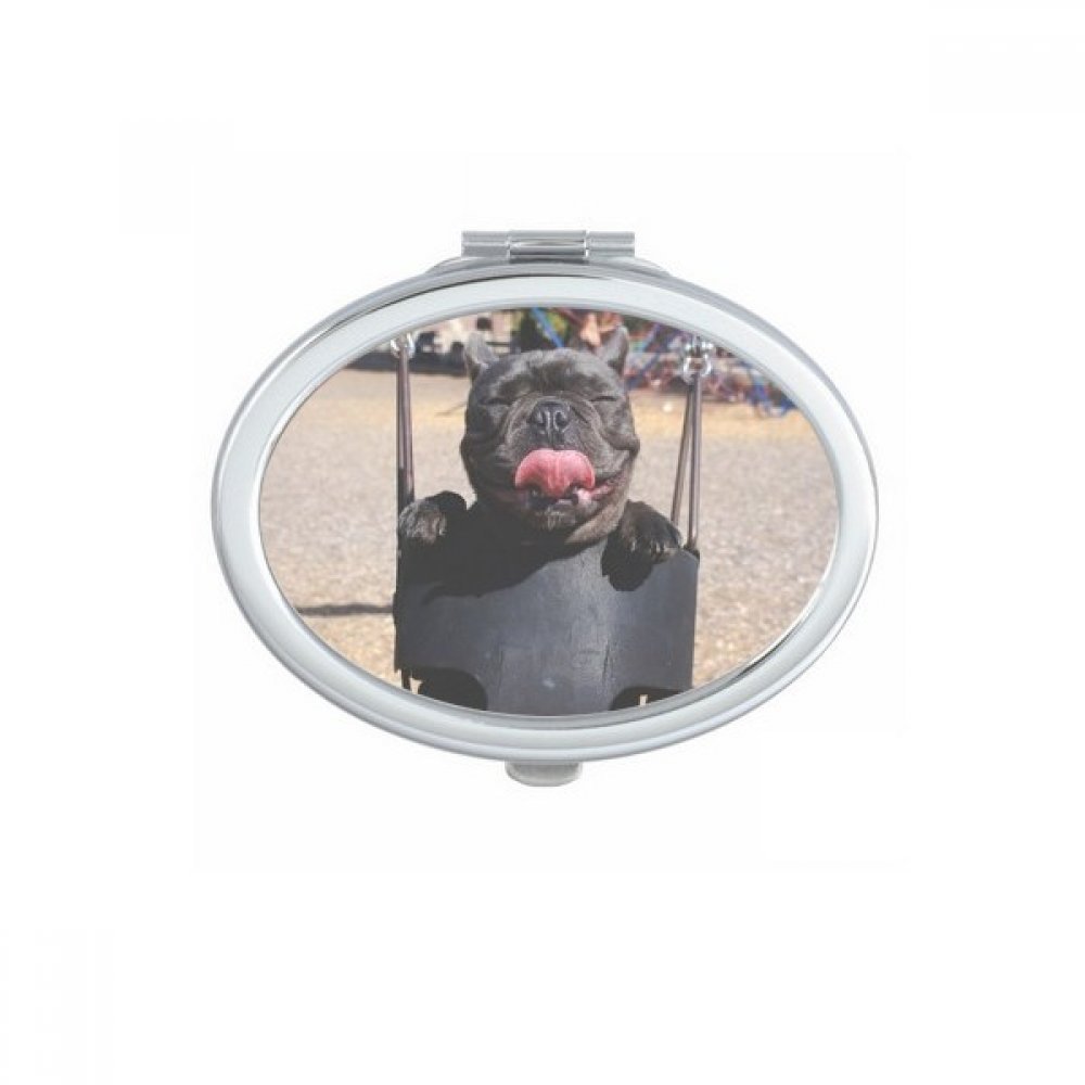 Miroir de maquillage husky portable pour retouches beauté en voyage et au bureau