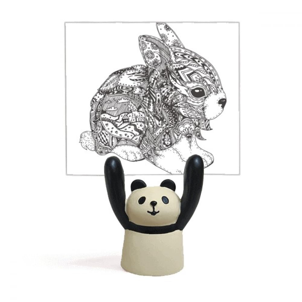 Support pour mémo PeintureLapins cadeau original avec panda mignon