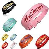 [ORSUN] トレーニングベルト パワーベルト男女兼用リフティングベルト革 筋トレ 腰ベルト ジム (ピンク, L)