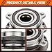 GAHA 513349 Front Wheel Bearing and Hub Assembly Compatible for Jeep Cherokee 2014-2023 Wheel Hub Bearing